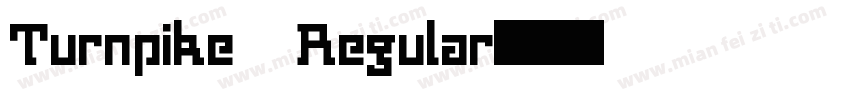 Turnpike Regular字体转换